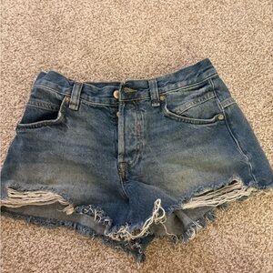 Free People jean shorts